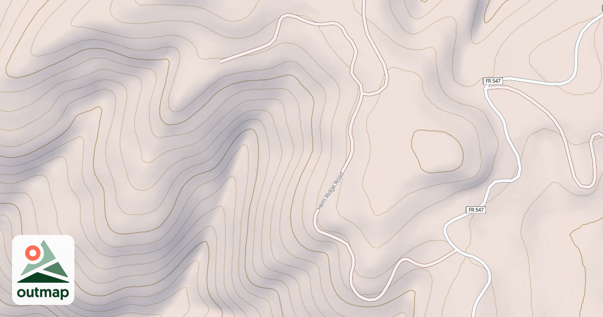 Map of HEM RIDGE