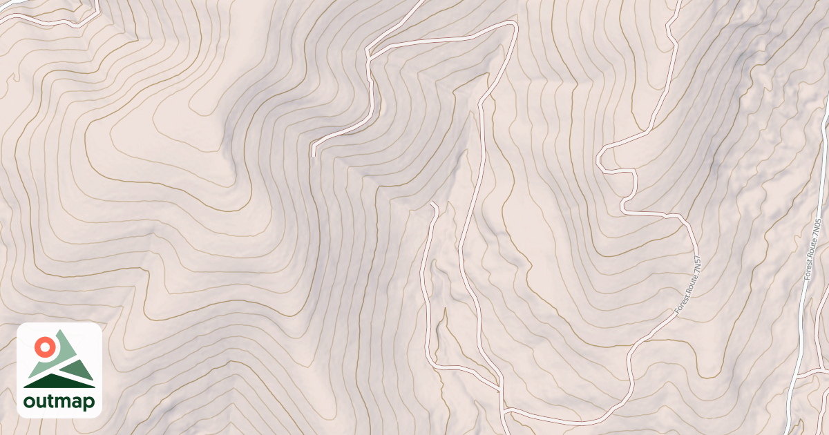 Map of USFS National Forest System Roads {5850747A-1CD3-4FA1-A09D-9BBC28AB95B4}