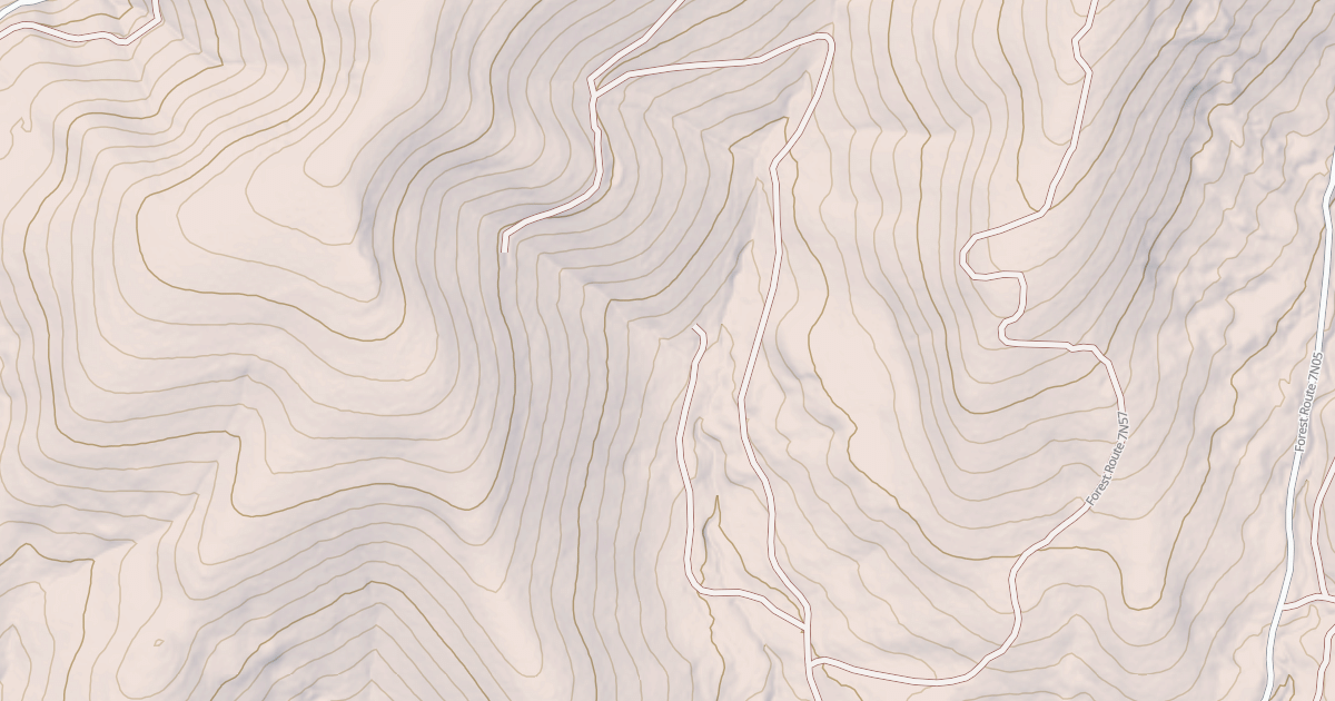 Map preview of USFS National Forest System Roads {5850747A-1CD3-4FA1-A09D-9BBC28AB95B4}
