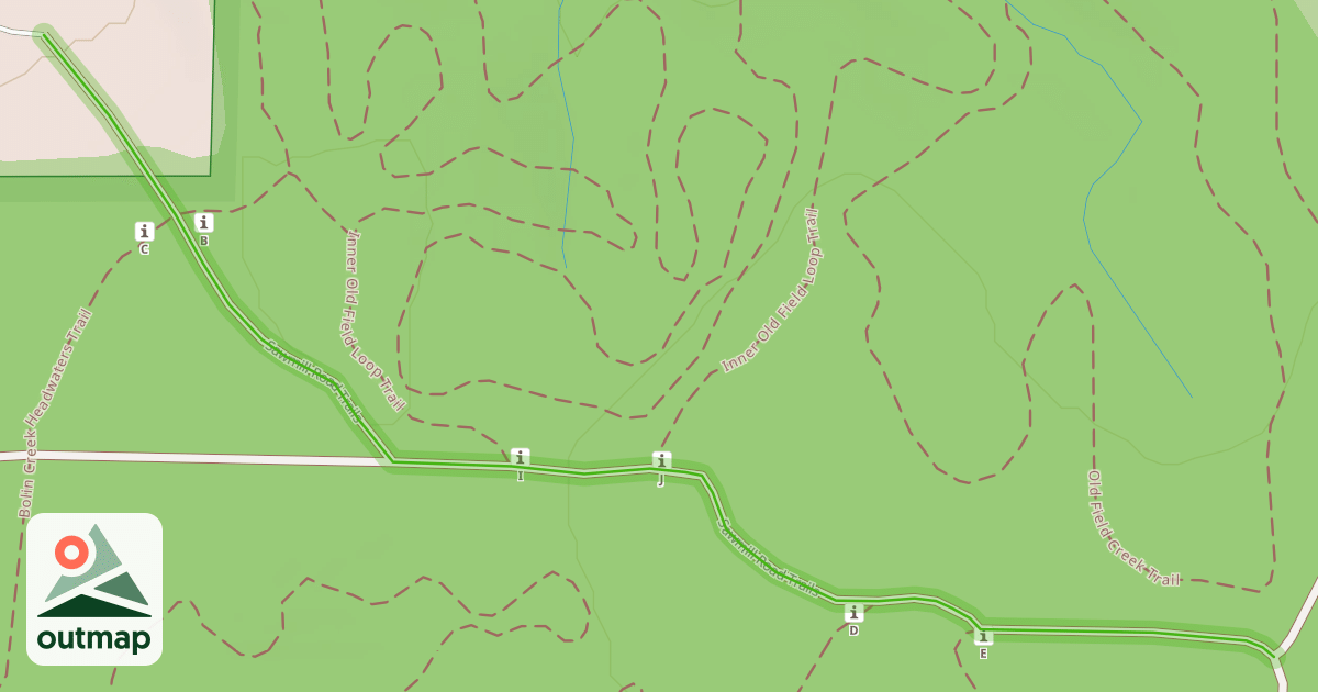 Map of Sawmill Road Trails