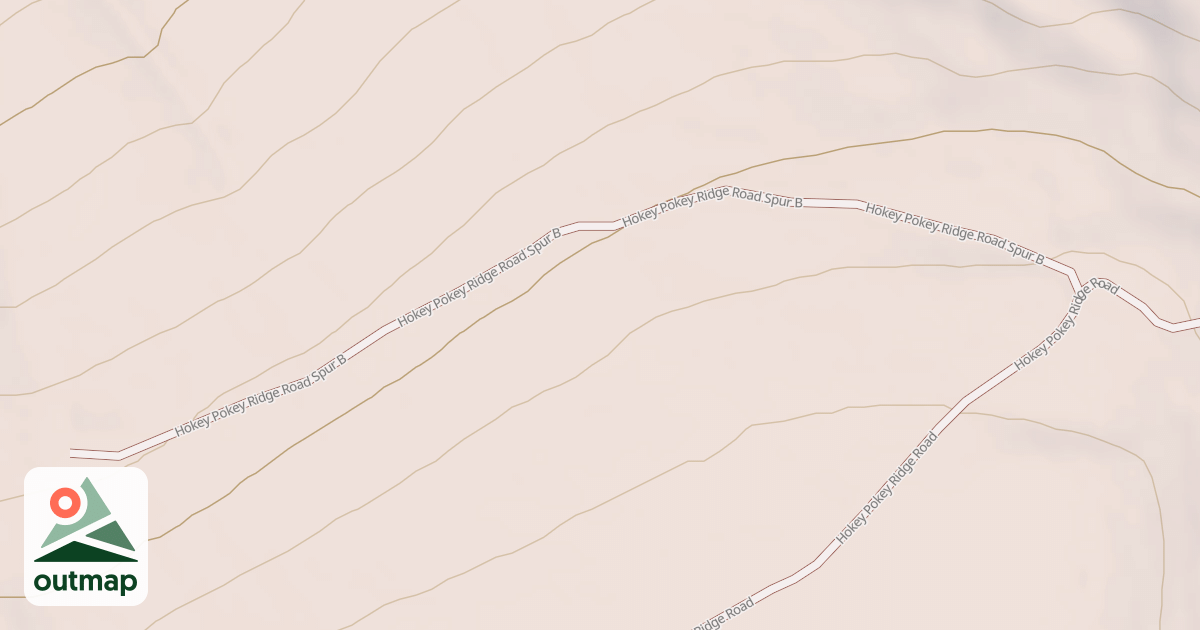 Map of HOKEY POKEY RIDGE SPUR B