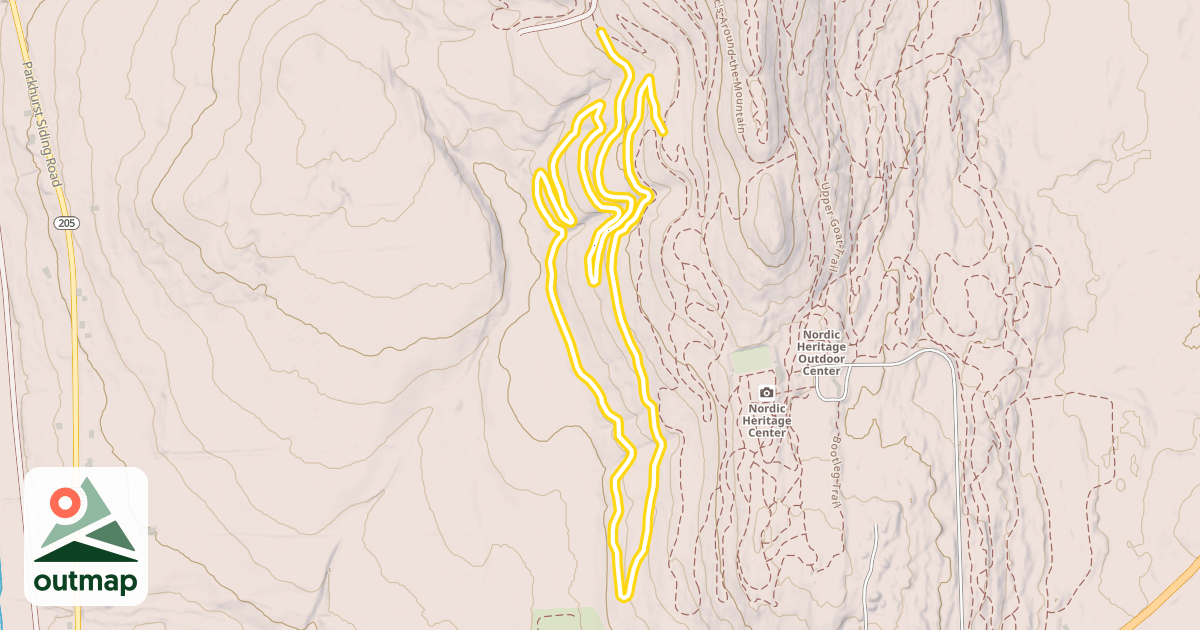 Map of Quoggy Joe Trail