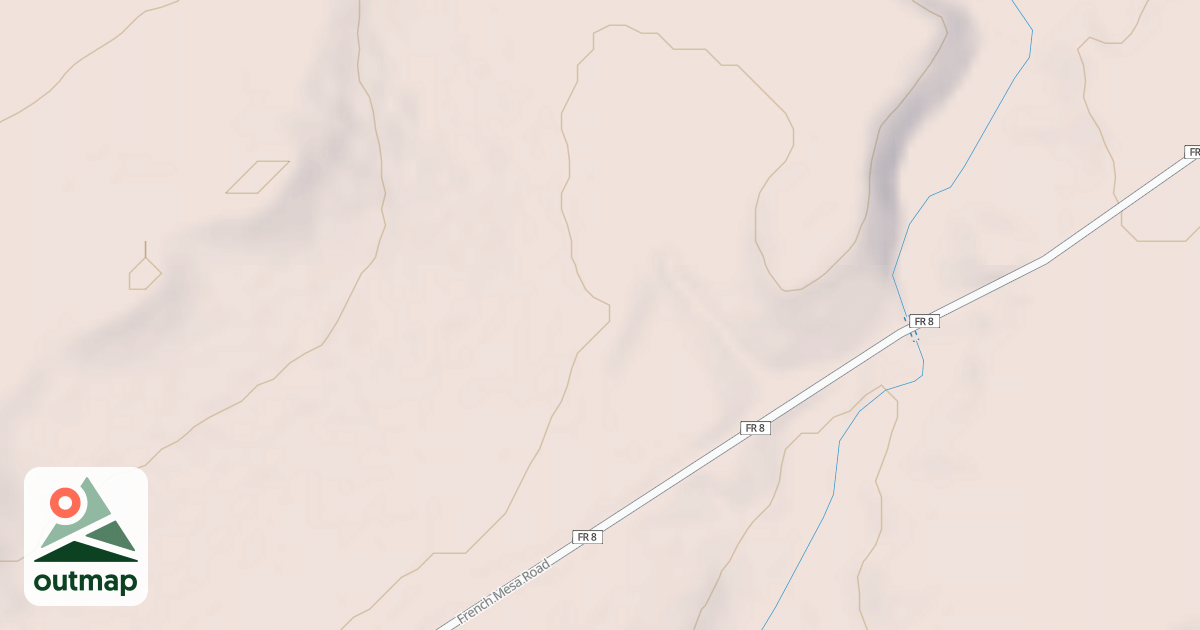 Map of FRENCH MESA