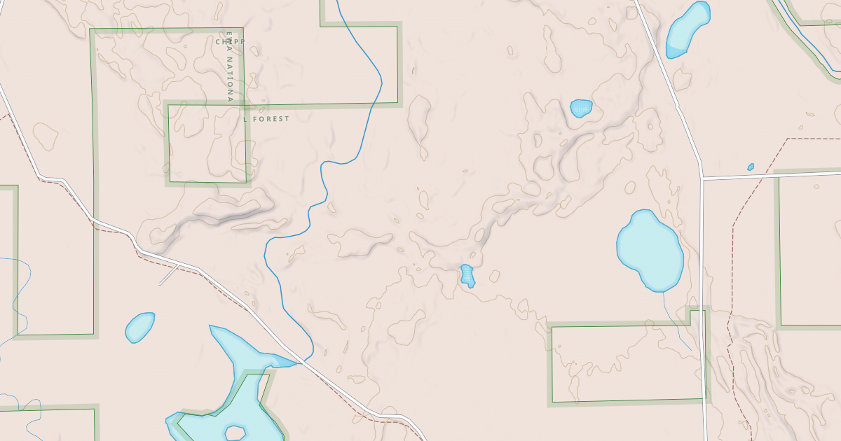 Map preview of EAST POPPLE RIVER SPUR 2291