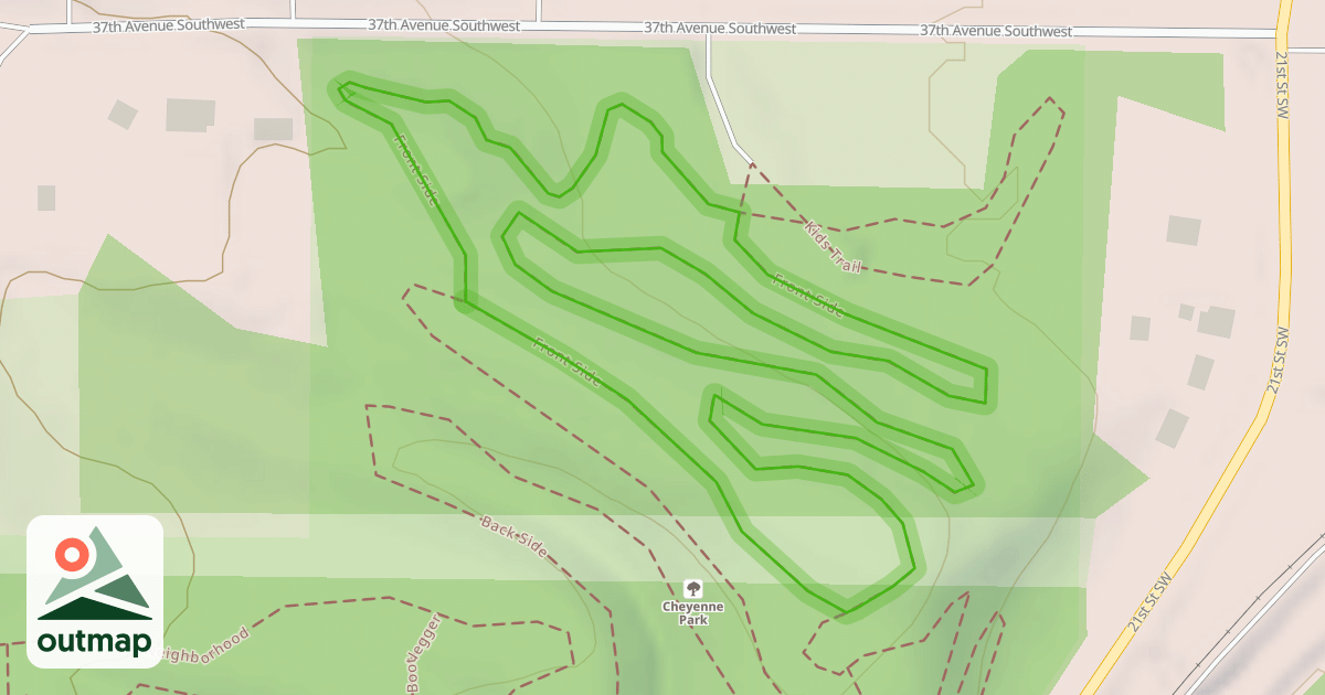 Map of Front Side