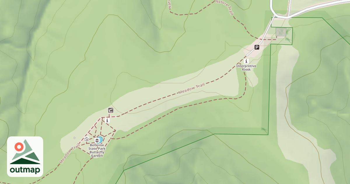 Map of Butterfly Garden