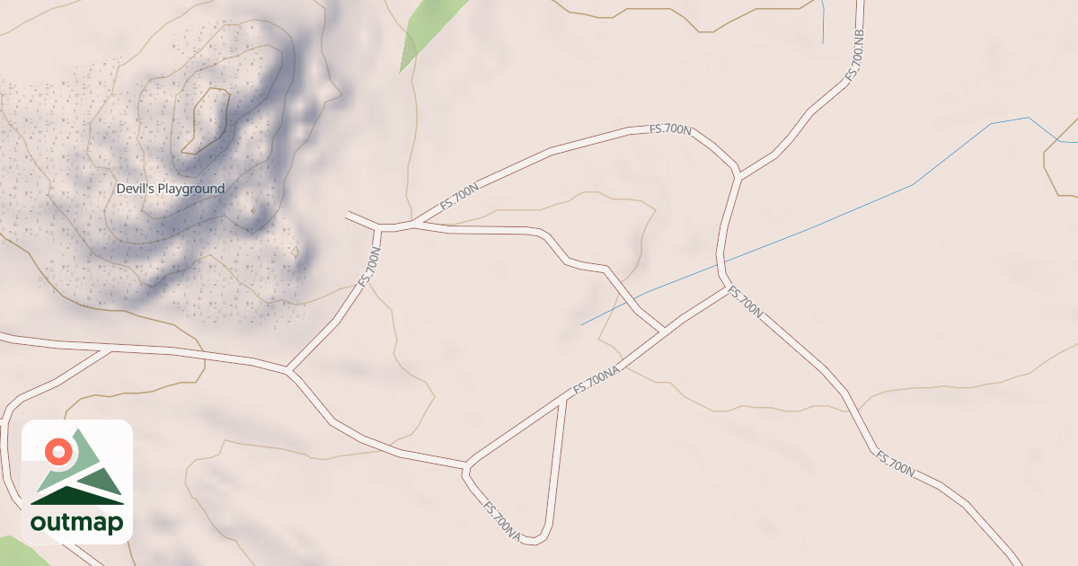 Map of DEVILS ROAD SPUR NC