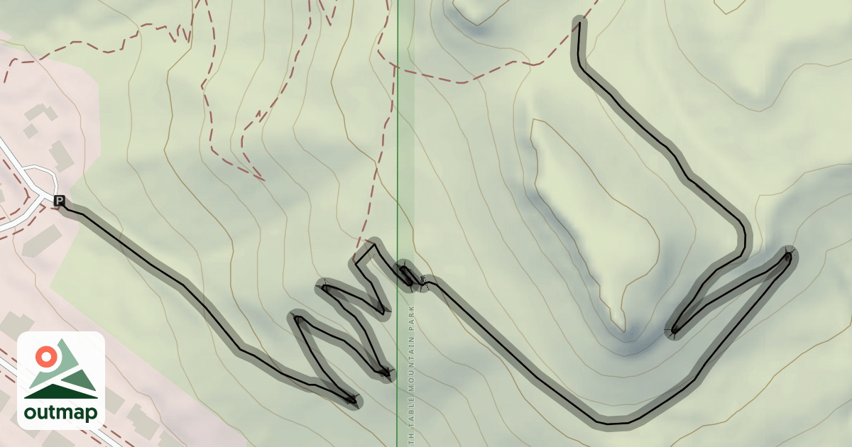 Map of Olivine Trail
