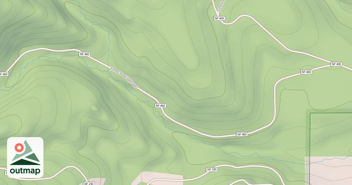 Map of USFS Motor Vehicle Use Map Roads {052820D7-F145-45D9-BCD3-16E0D1AEC199}