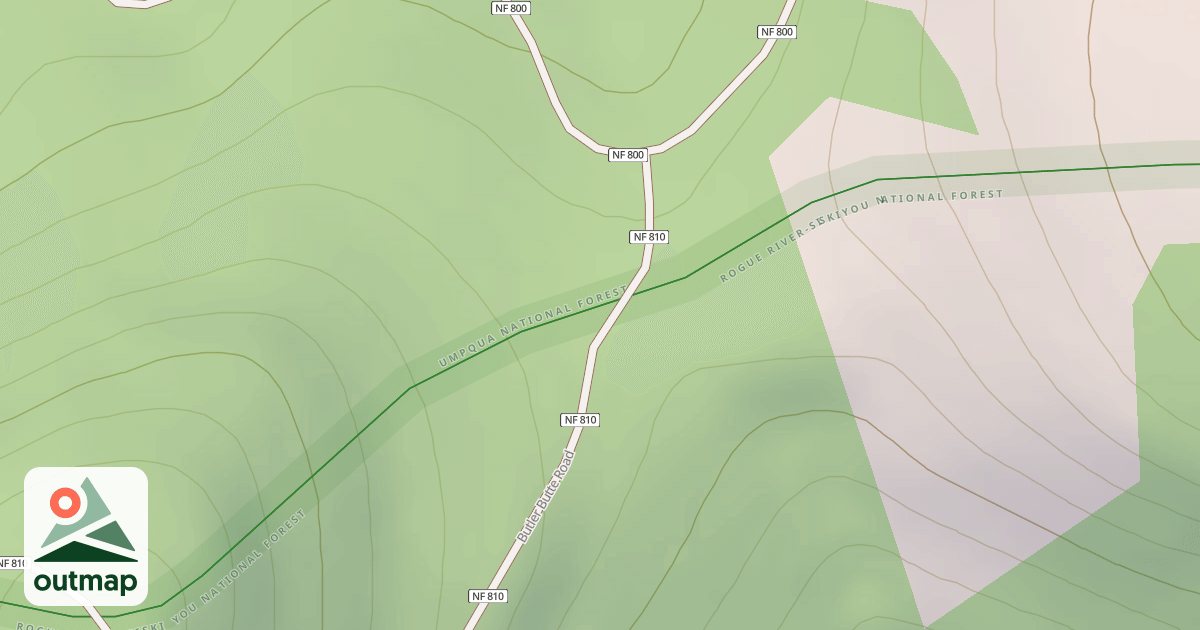 Map of BUTLER BUTTE