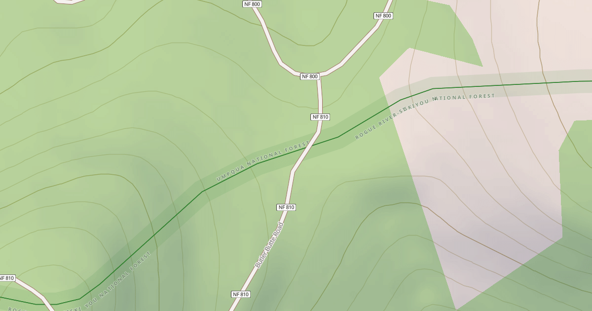Map preview of BUTLER BUTTE