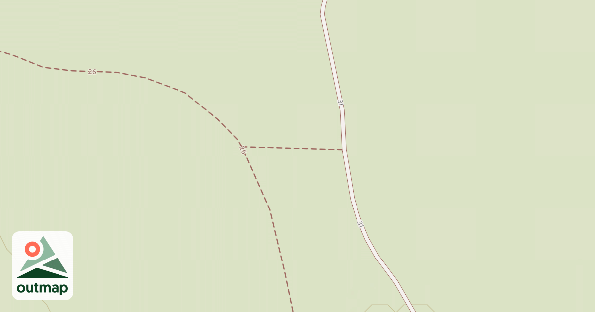 Map of Cline Buttes Tr 26