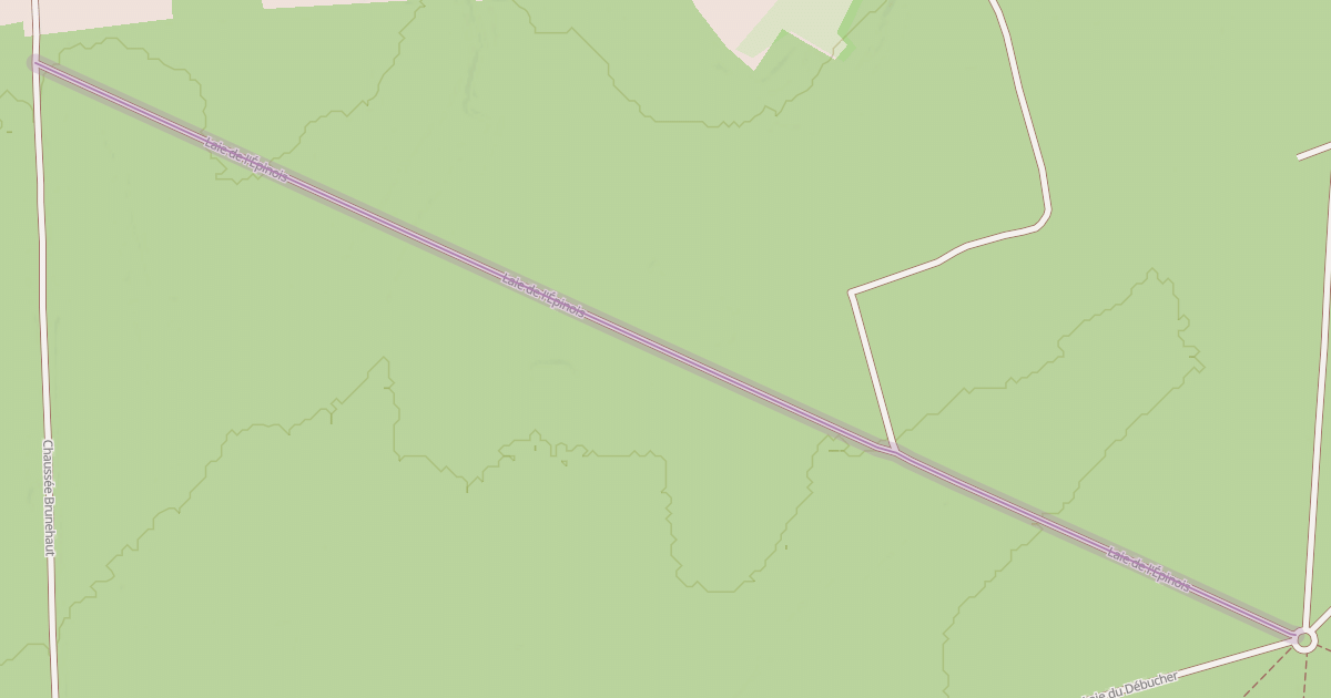 Map preview of Laie de l'Épinois