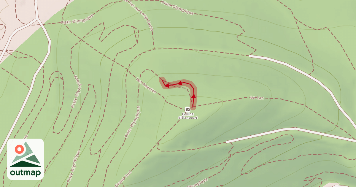 Map of Le Lac