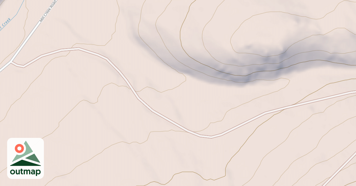 Map of CHARITY PEAK