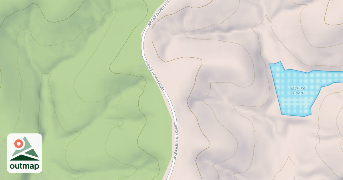 Map of HENDERSON POND