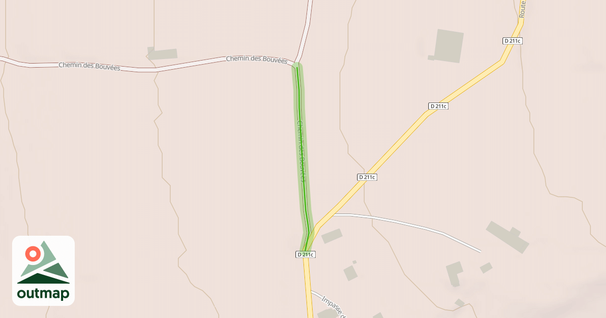 Map of Chemin des Bouvées