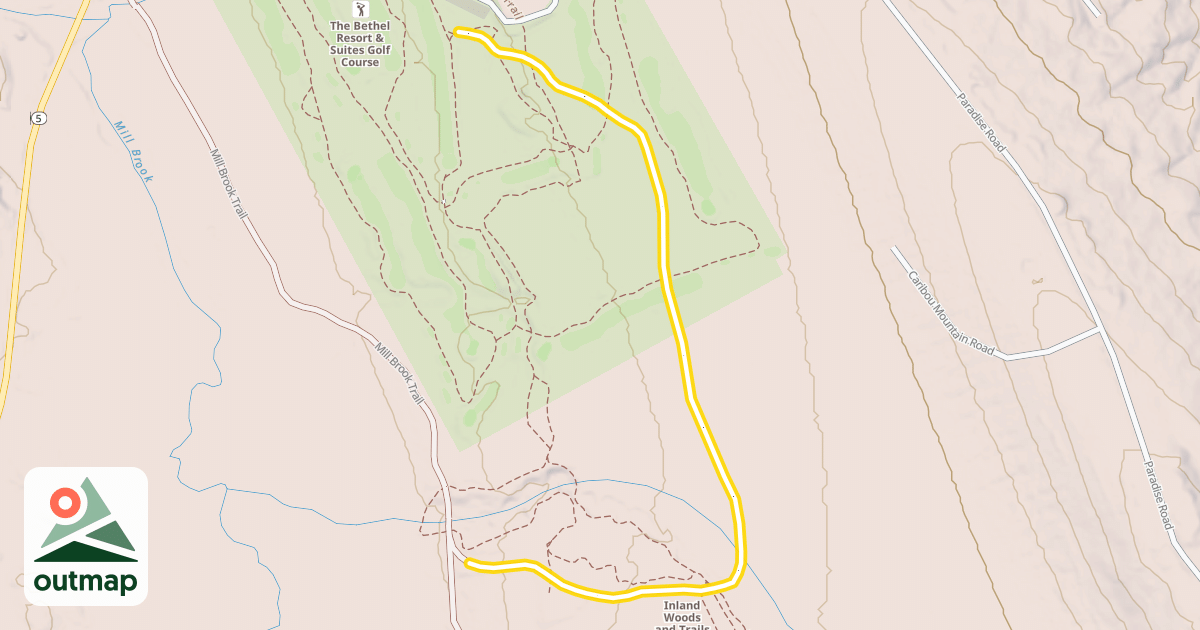 Map of Mill Brook
