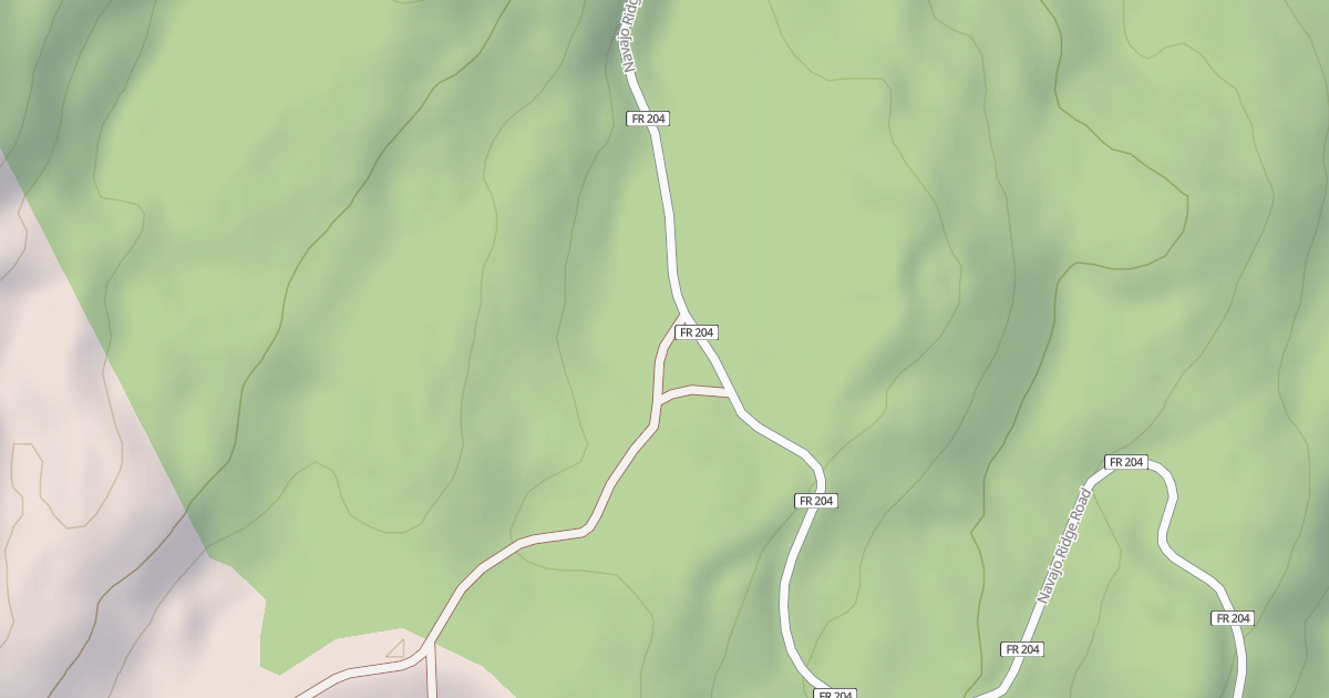 Map preview of Navajo Lake Snomobile