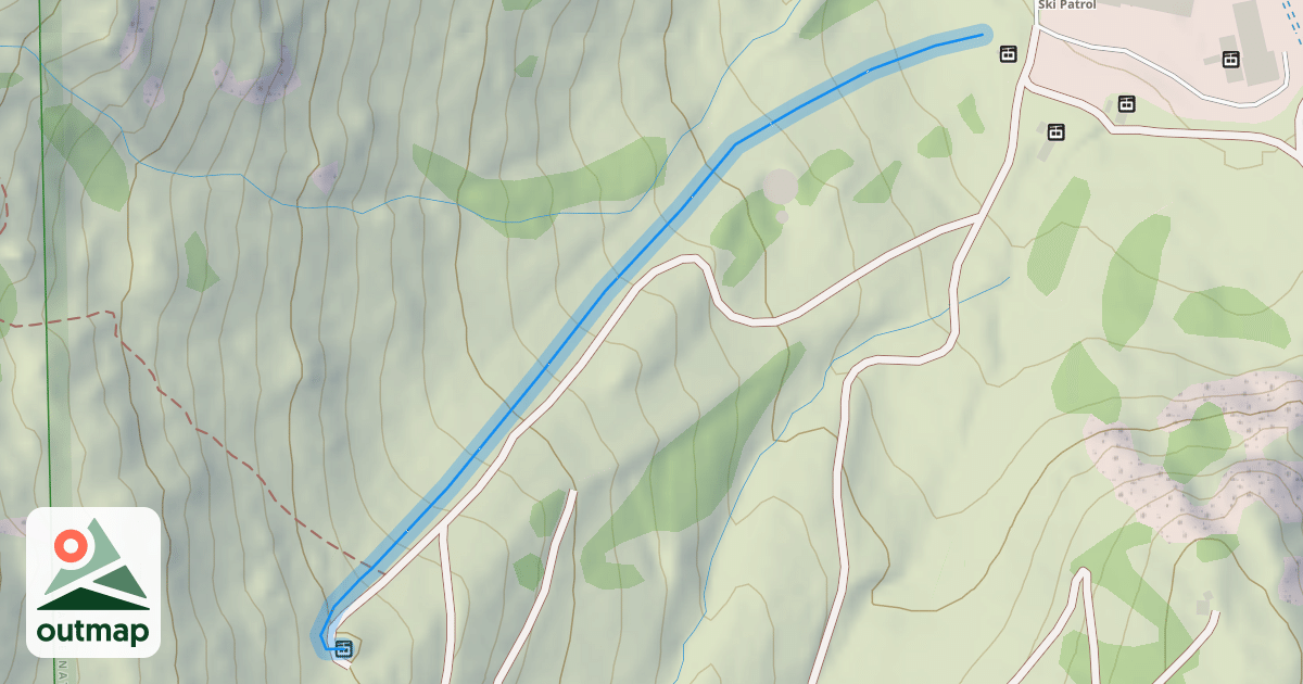 Map of Kangaroo Main Run