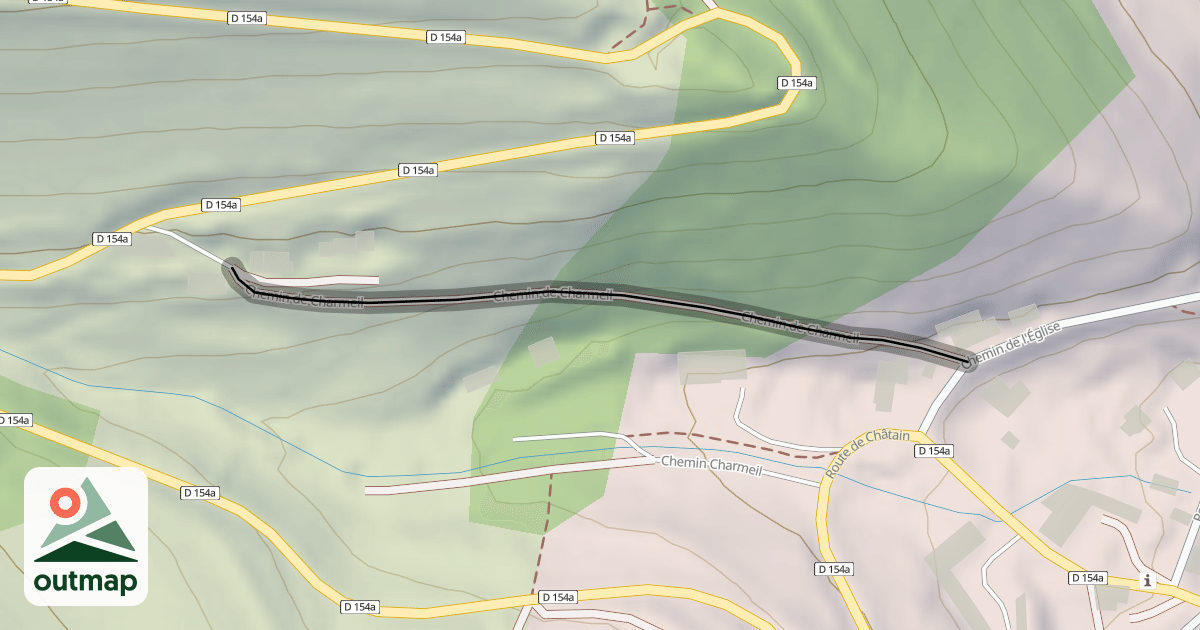 Map of Chemin de Charmeil