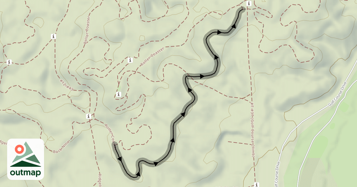 Map of Roller Coaster