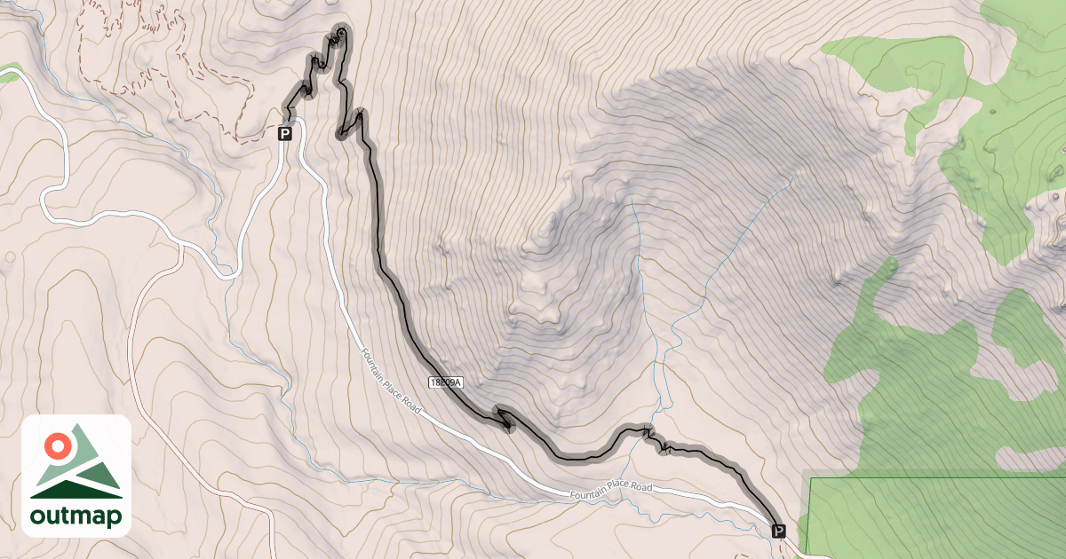 Map of Armstrong Connector Trail