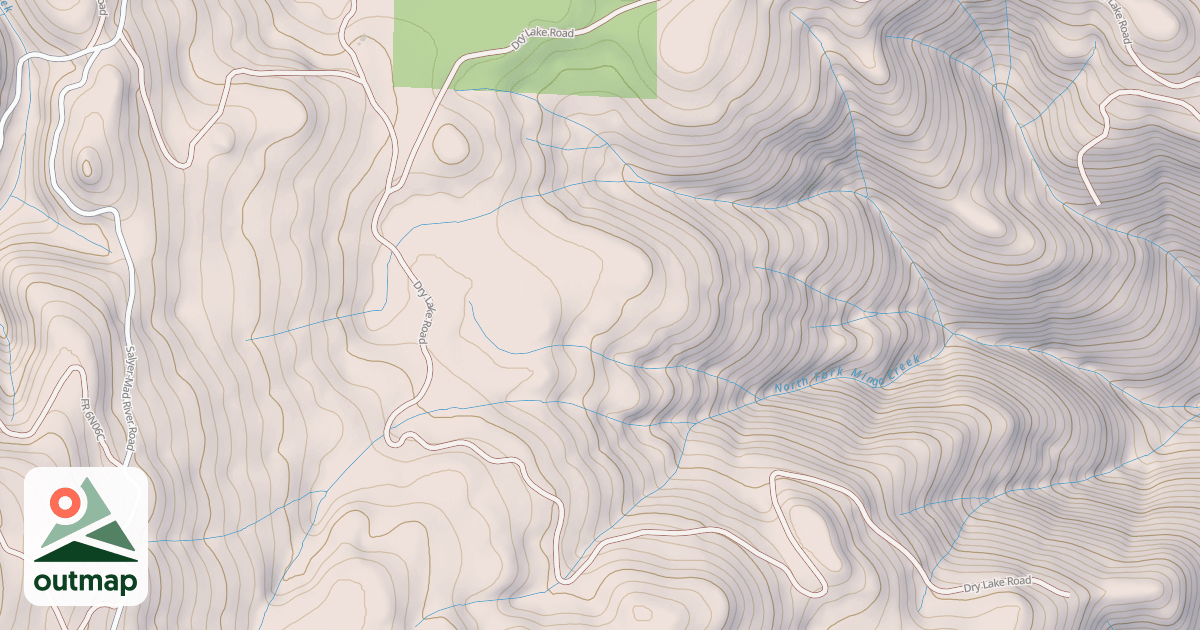 Map of DRY LAKE