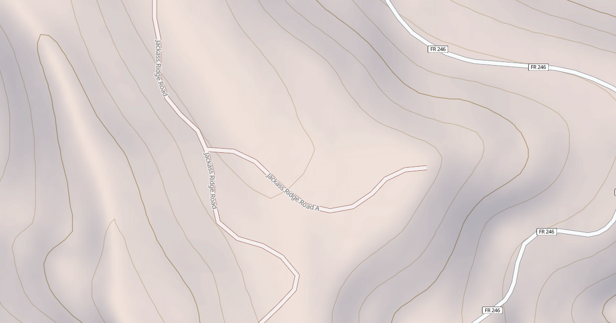 Map preview of JACKASS RIDGE A
