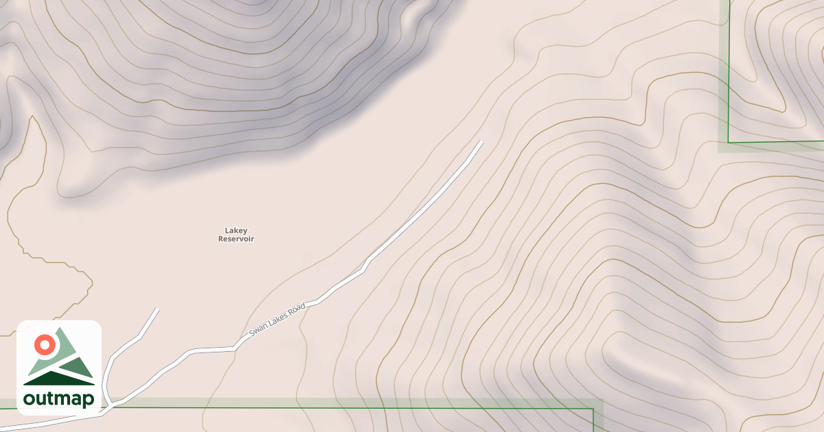 Map of SWAN LAKE GULCH