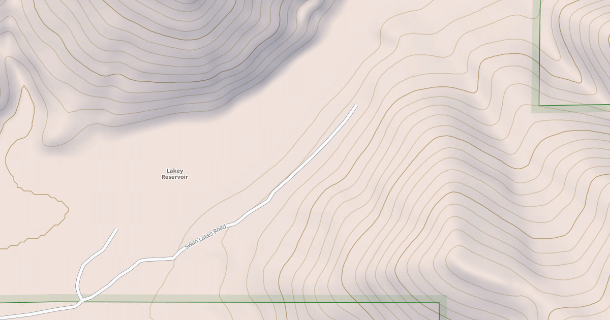 Map preview of SWAN LAKE GULCH