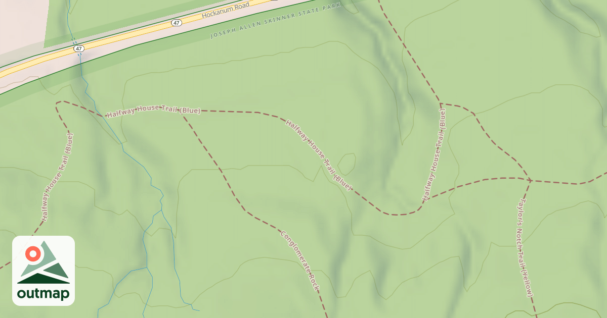 Map of Halfway House Trail