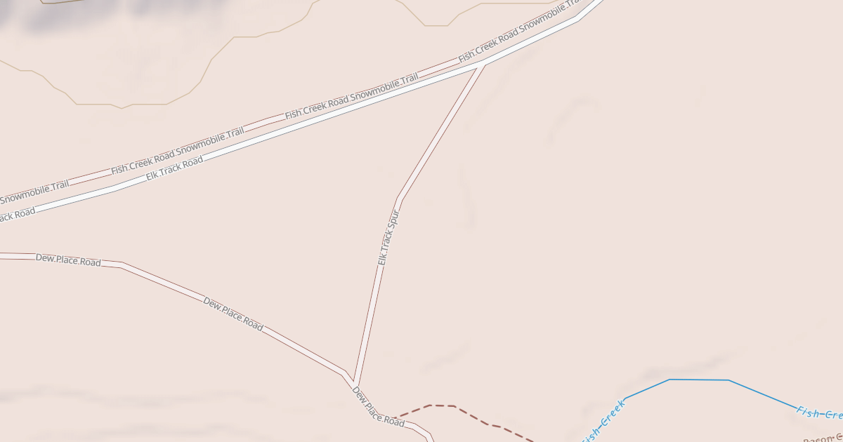 Map preview of ELK TRACK SPUR