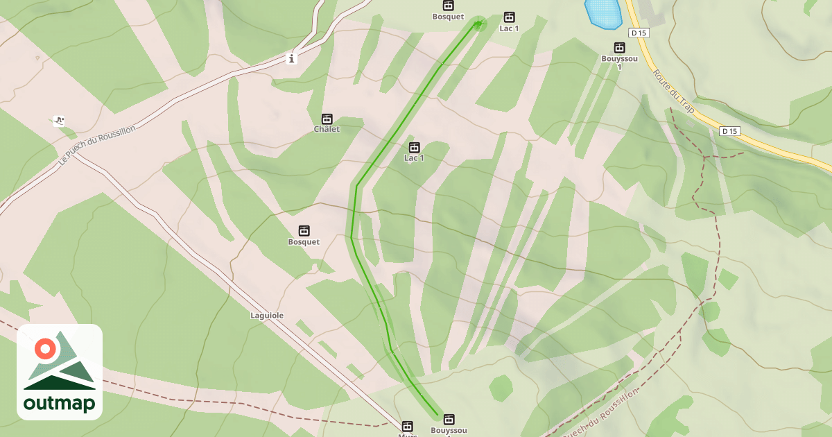 Map of Le Lac 2