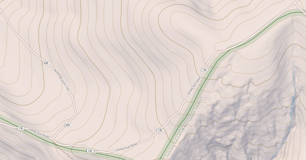 Map preview of Honey Run