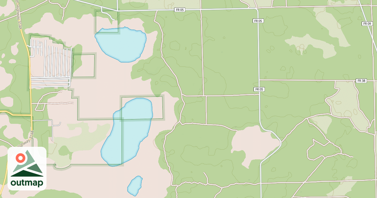 Map of LAKE JUMPER