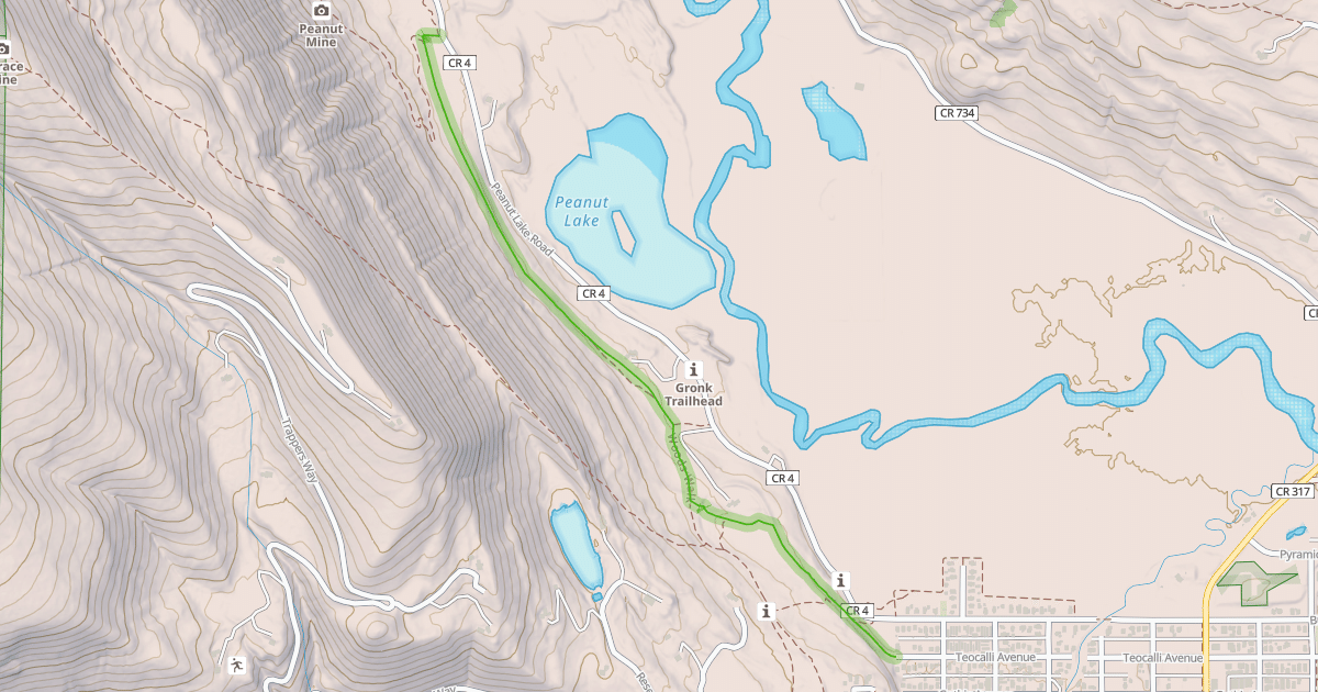 Map preview of Woods Walk