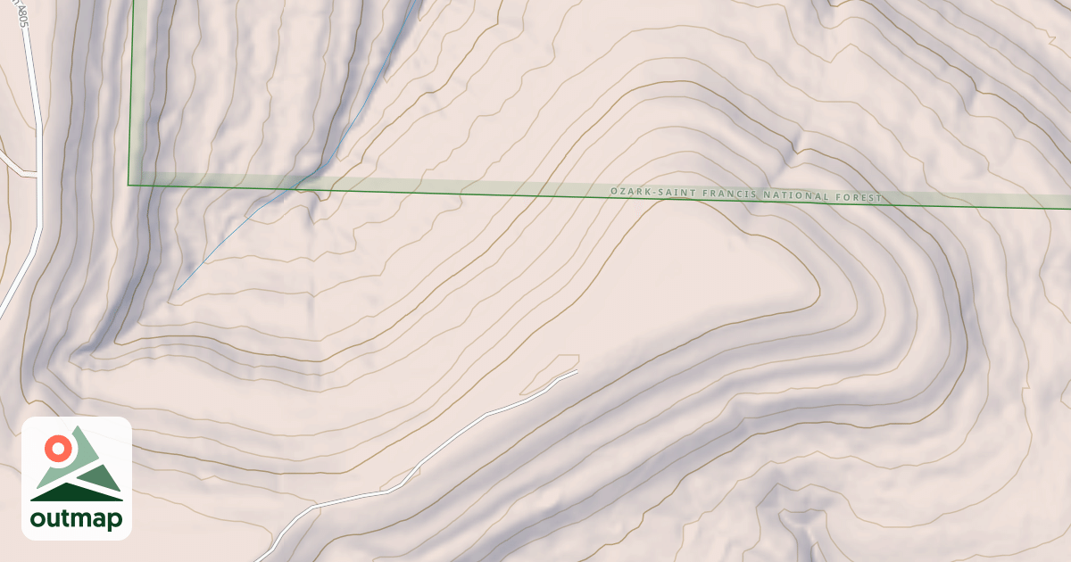 Map of USFS National Forest System Roads {8F54B002-19F5-4F35-AE8F-41580DD6CA86}