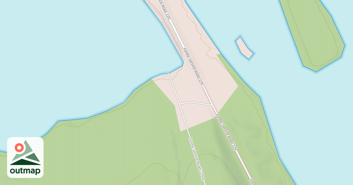Map of G.T. CAMPSITE 11-13 ACCESS