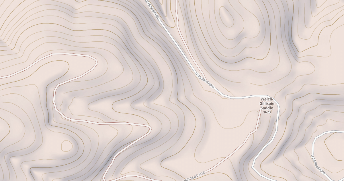 Map preview of USFS Motor Vehicle Use Map Roads {8E7D45EF-D251-4259-A689-04D4244BF1F5}
