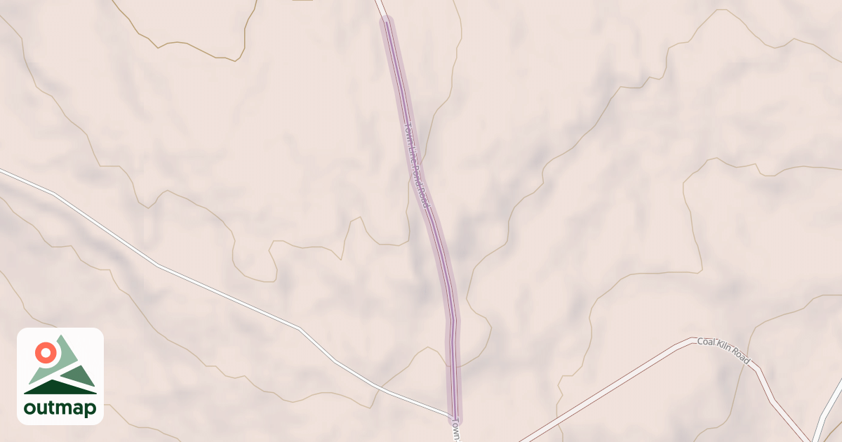 Map of Town Line Pond Road