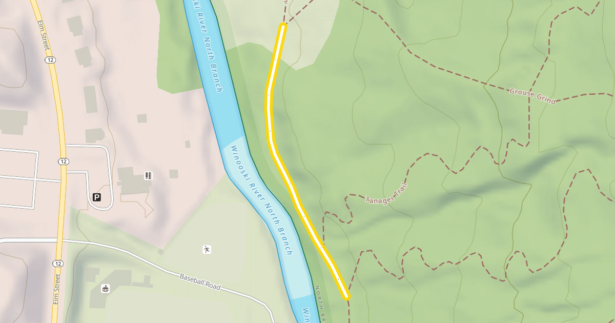 Map preview of North Branch River Path