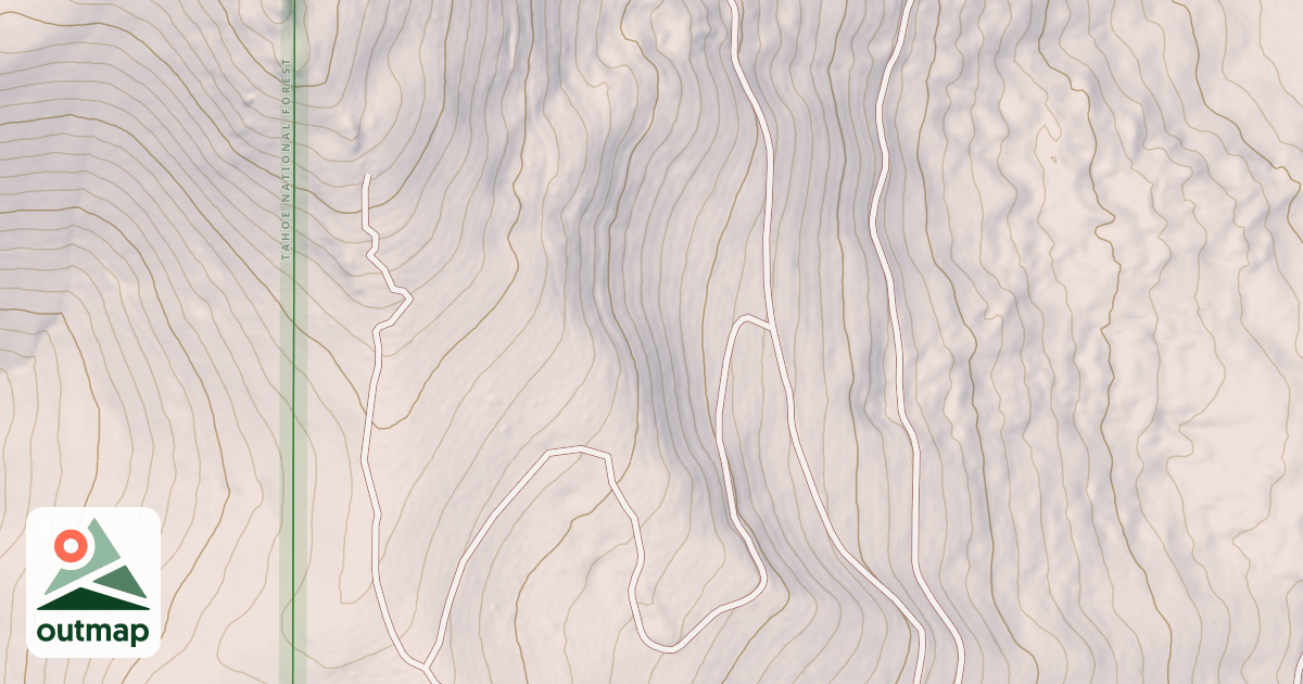Map of CRYSTAL SPUR B