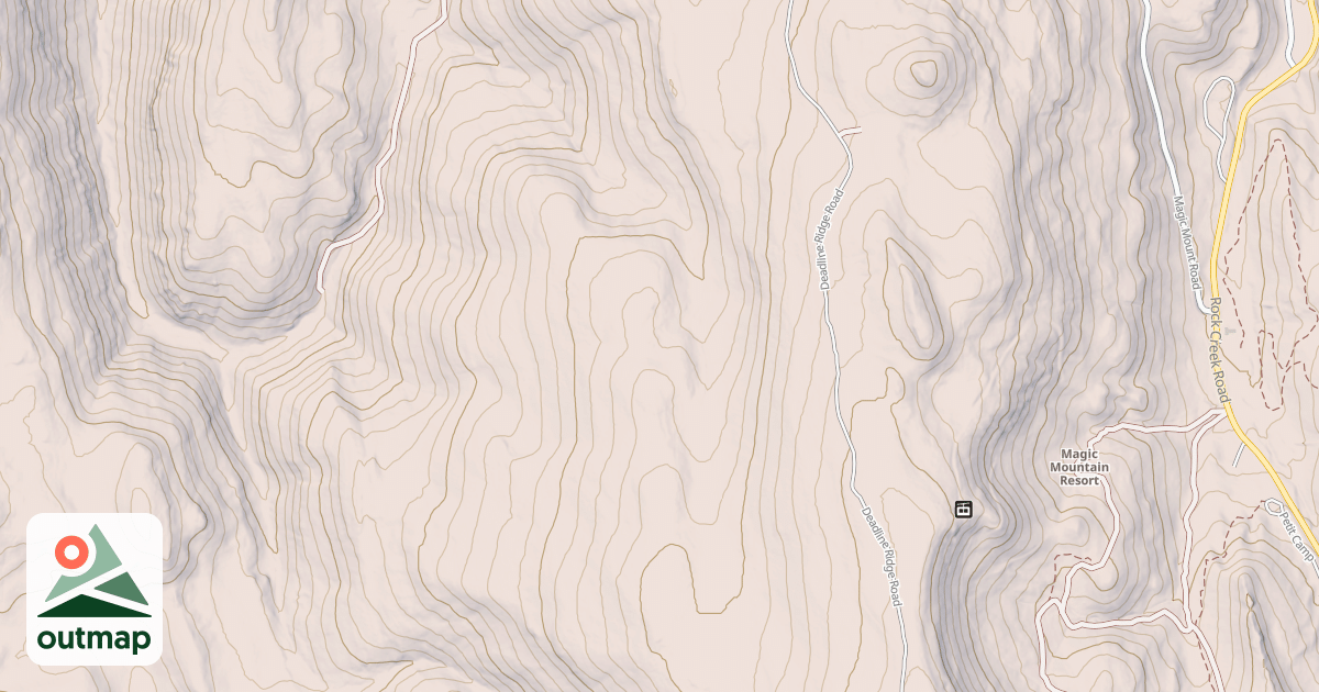 Map of Kirkham-Shoshone Creek