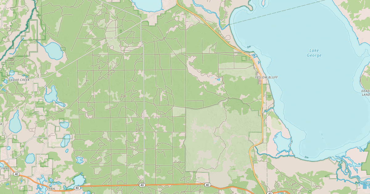 Map preview of ORANGE HAMMOCK