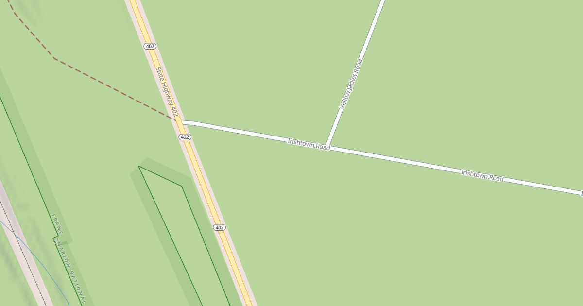 Map preview of TRAILHEAD PARKING