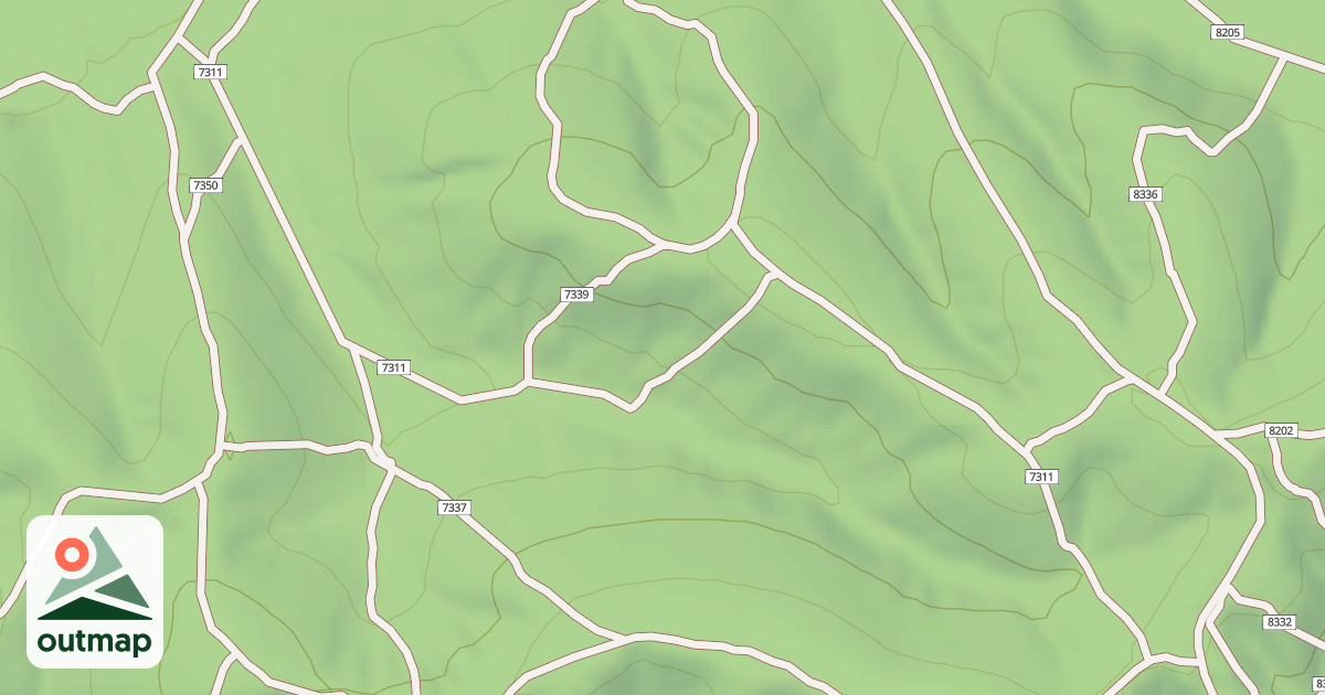 Map of USFS Motor Vehicle Use Map Trails 20221