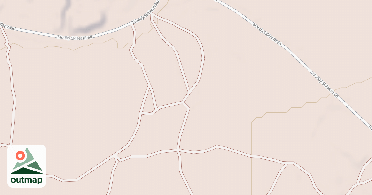Map of Bloody Skillet ATV Trail