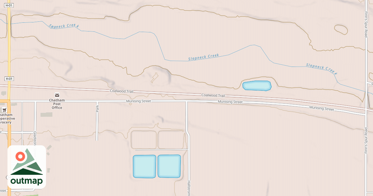 Map of Coalwood Trail
