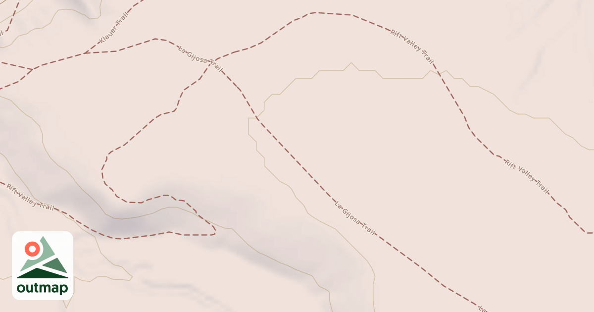 Map of La Gijosa Trail